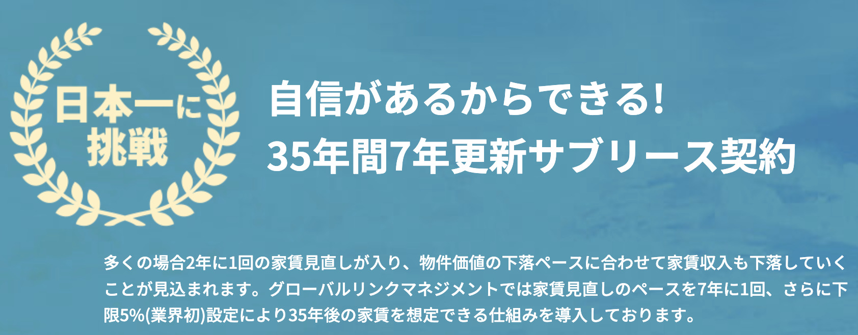 グローバル・リンク・マネジメント＿サブリース契約